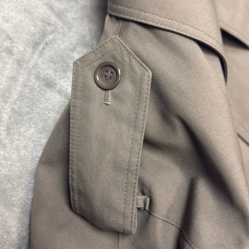 Oleg Cassini Signature Collection Vintage 80s Trench Coat - Size 46 Regular - Picture 7 of 16